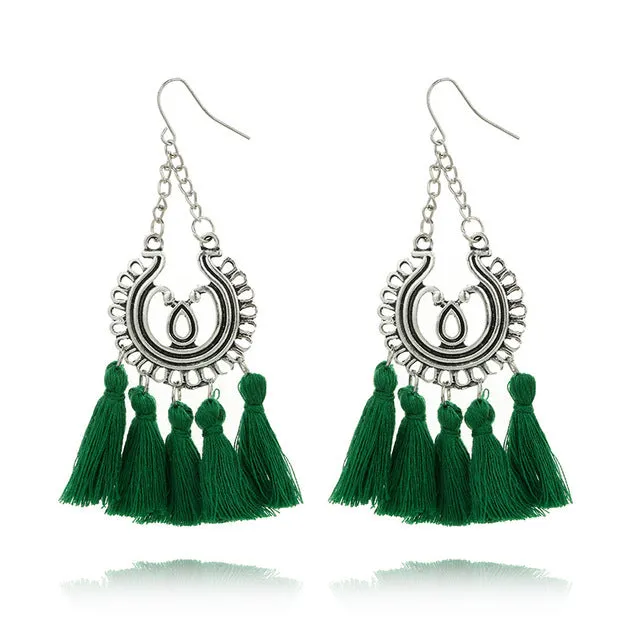 Drop Dangle Vintage Ethnic Tassel