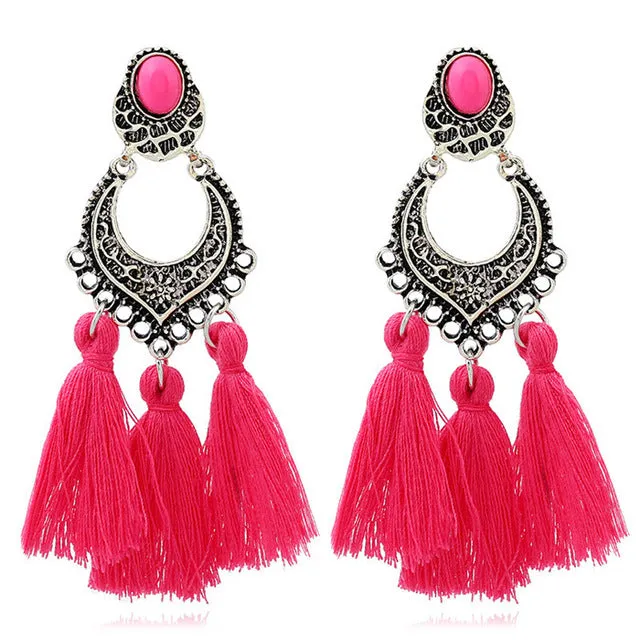 Drop Dangle Vintage Ethnic Tassel