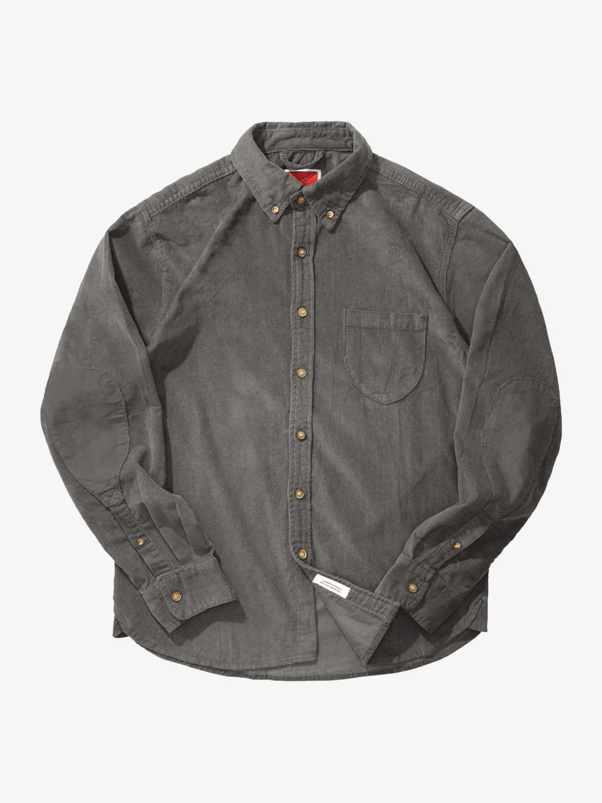 Elbow Patch Corduroy Work Shirt