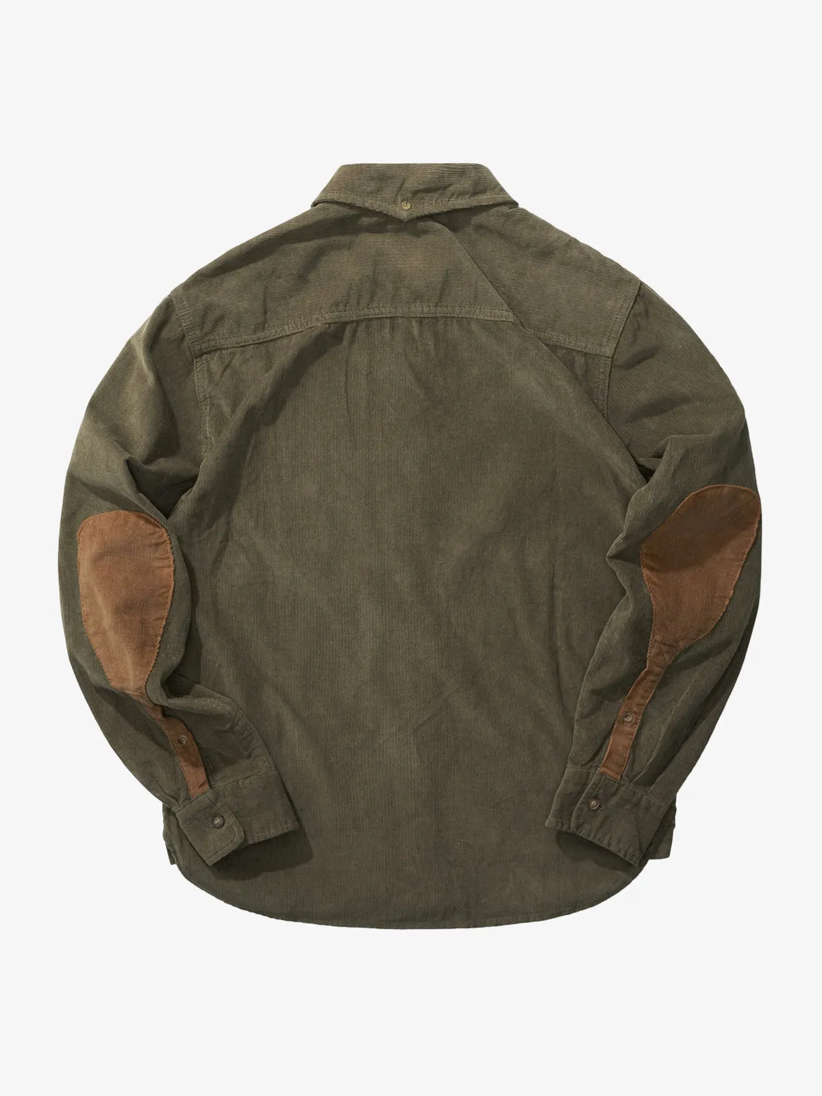 Elbow Patch Corduroy Work Shirt