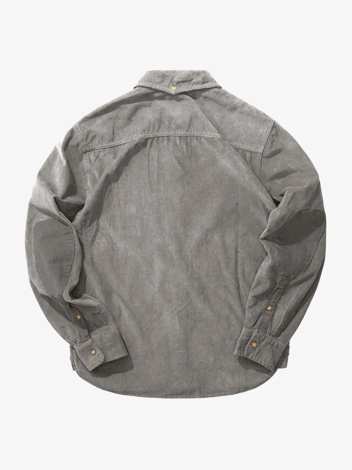 Elbow Patch Corduroy Work Shirt