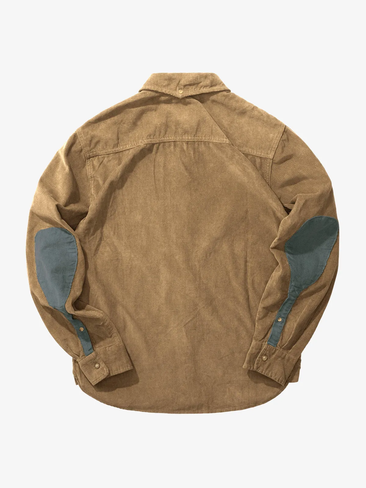 Elbow Patch Corduroy Work Shirt