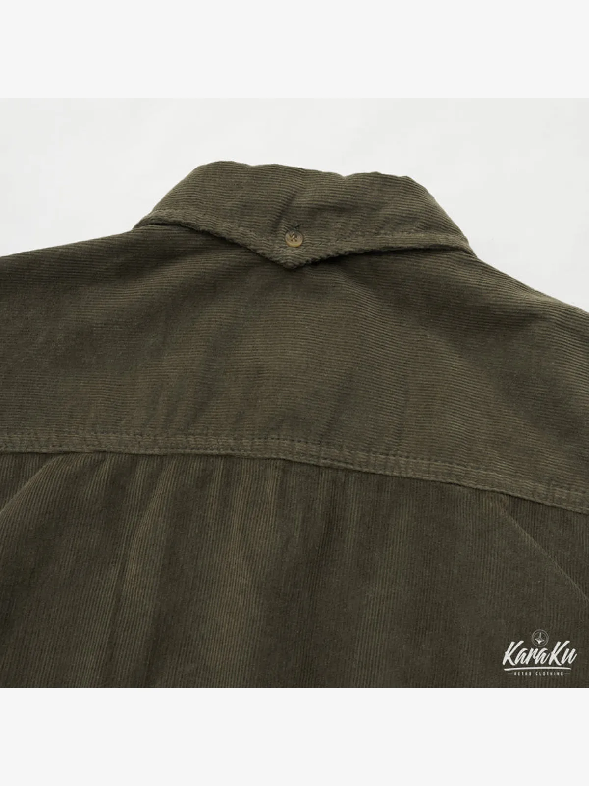 Elbow Patch Corduroy Work Shirt