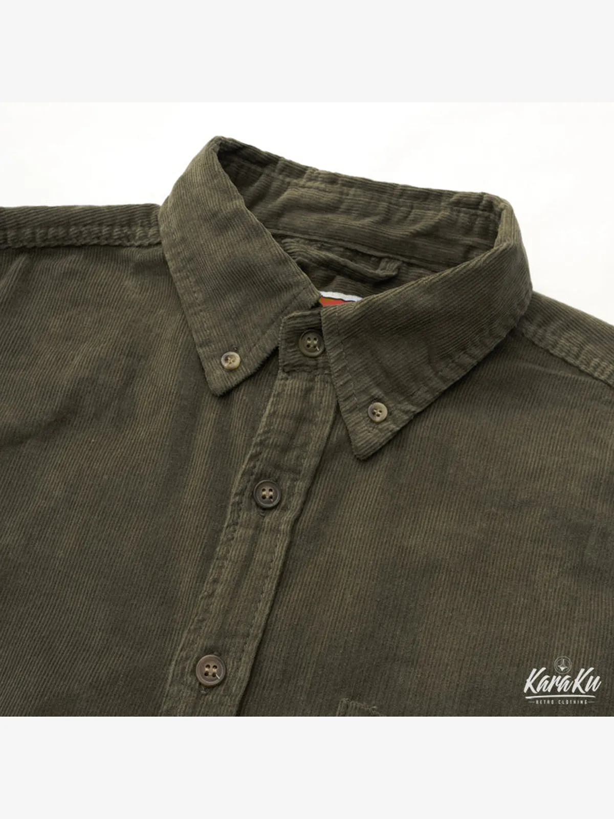 Elbow Patch Corduroy Work Shirt