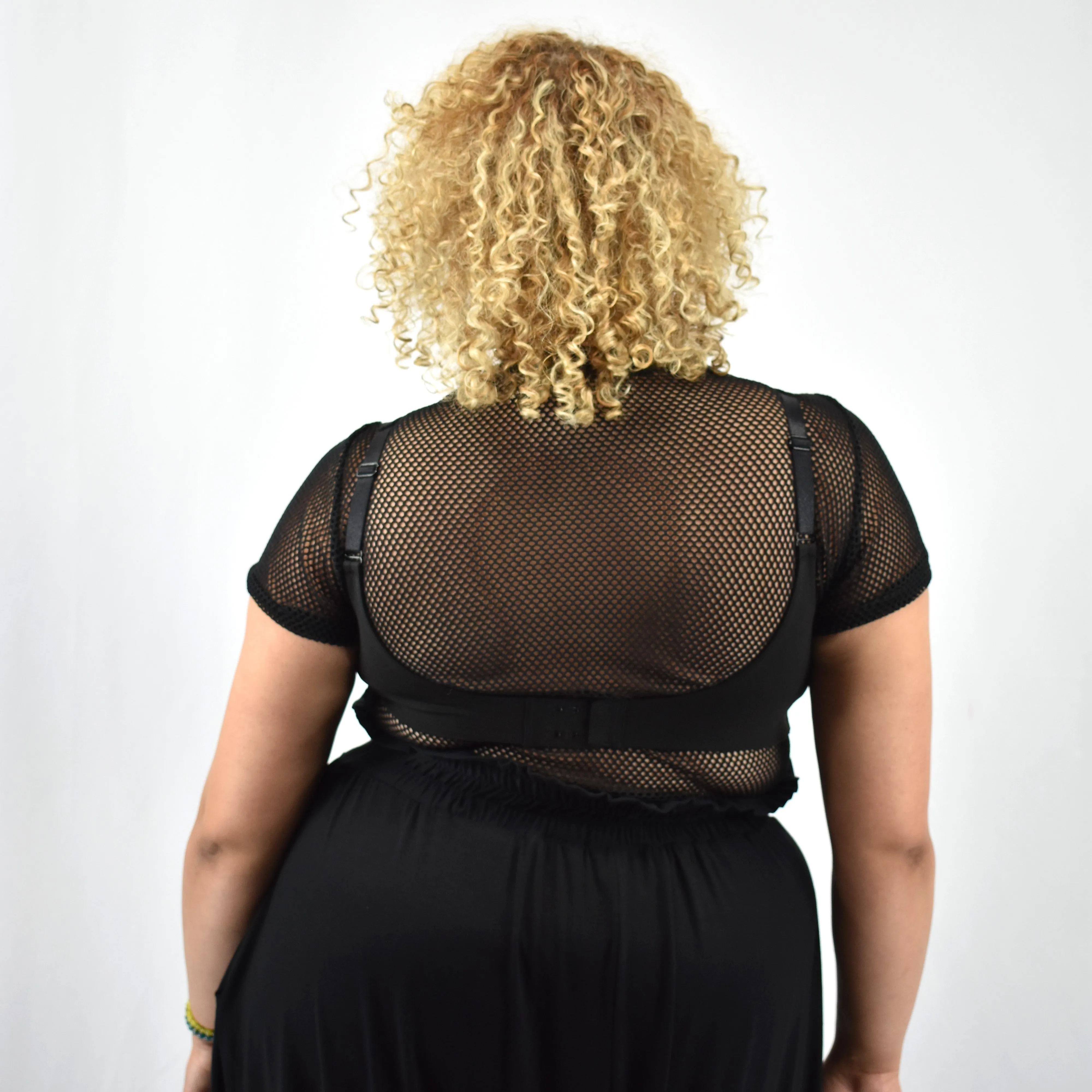 Fishnet Short Sleeve Crop FOXBLOOD