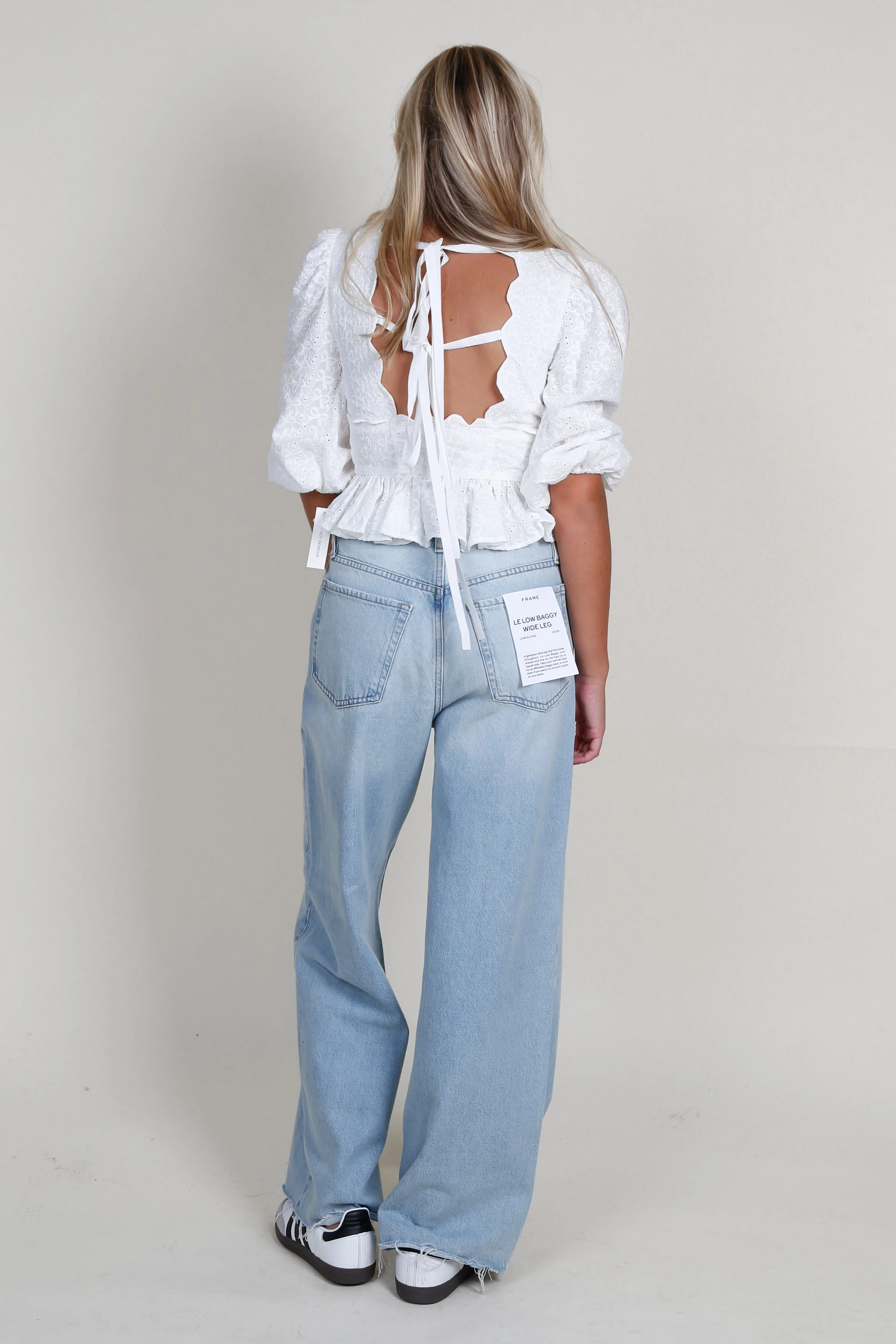 FOR LOVE & LEMONS | Marseille Top - White