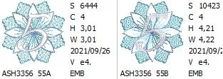 Frost and Frozen Monogram Number 5