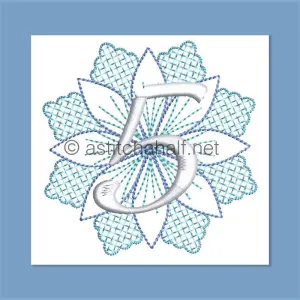 Frost and Frozen Monogram Number 5