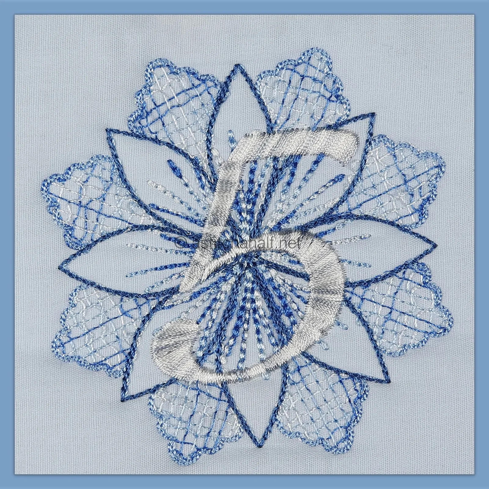 Frost and Frozen Monogram Number 5