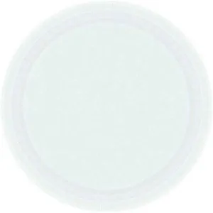 Frosty White Paper Dinner Plates - FSC Mix