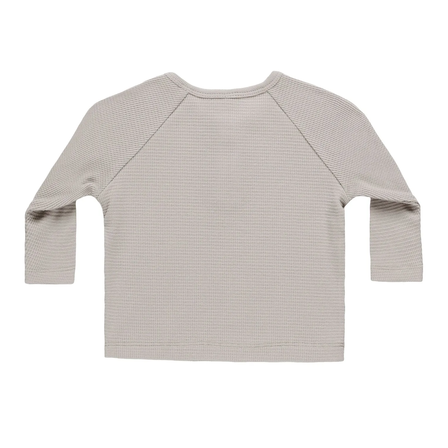 Henley Knit Top - Fog - FINAL SALE