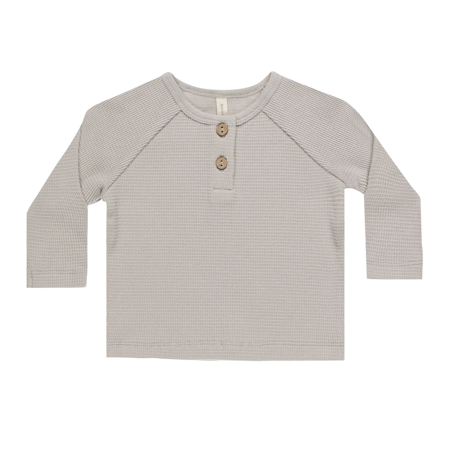 Henley Knit Top - Fog - FINAL SALE