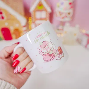 I Woof You So Much Mug | Cute Winter Puddin’ Dog | Christmas Gift