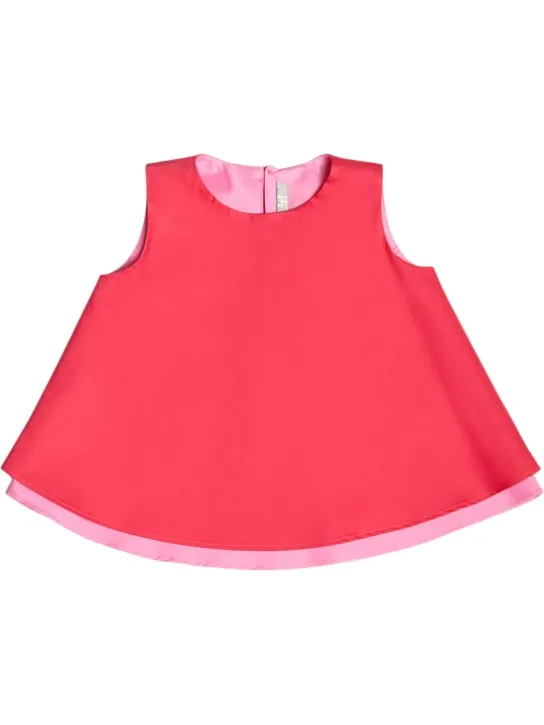 Il Gufo   Stretch poplin sleeveless top &amp; shorts 