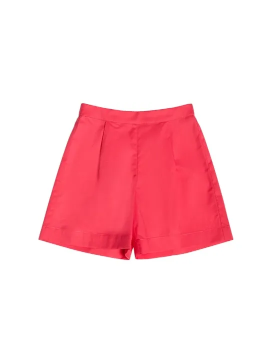 Il Gufo   Stretch poplin sleeveless top &amp; shorts 