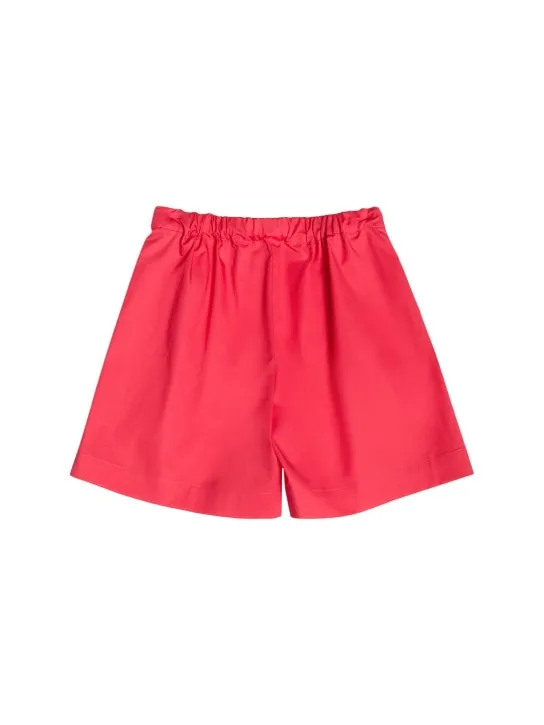 Il Gufo   Stretch poplin sleeveless top &amp; shorts 