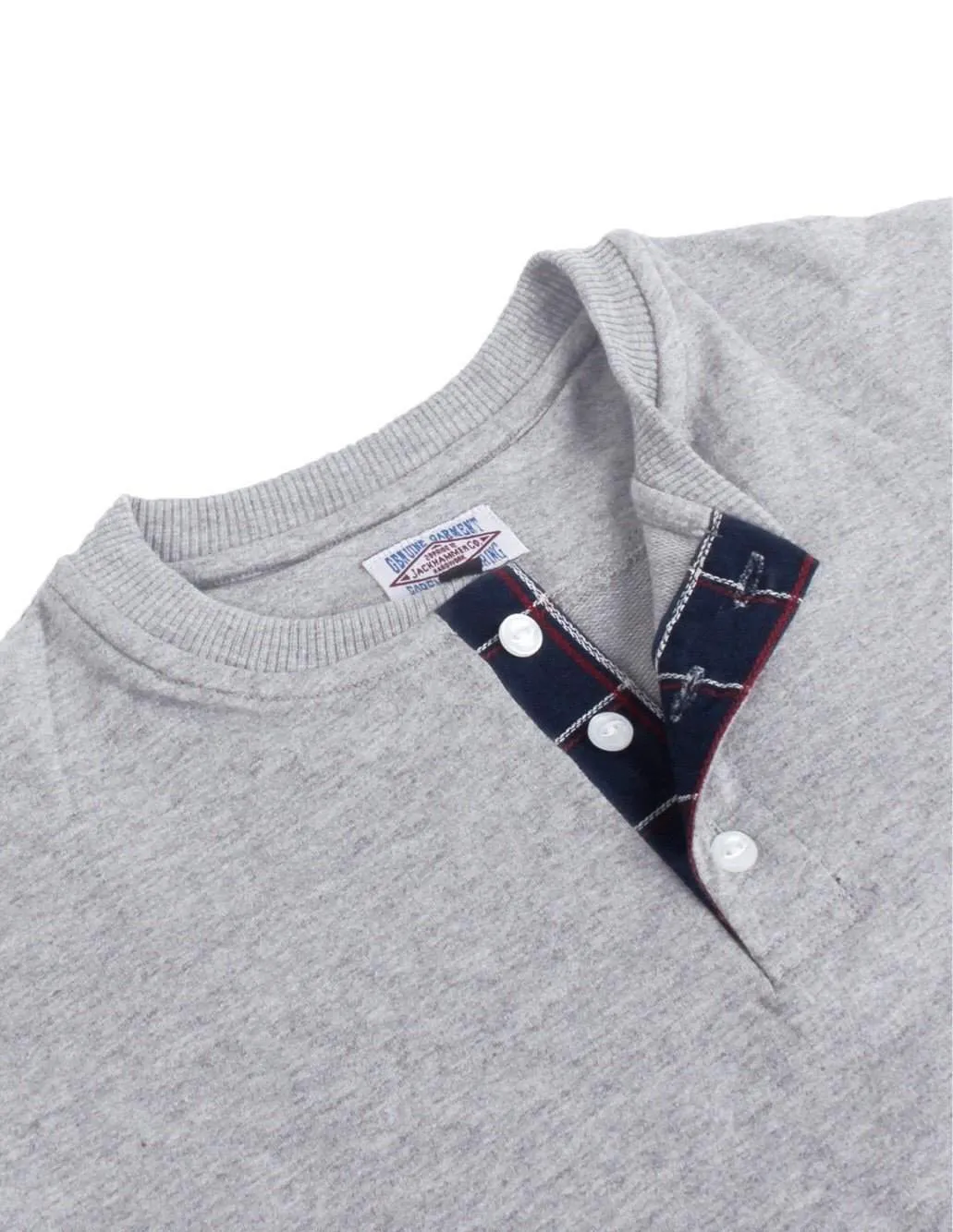 Jackhammer Chief Henley Shirt Cloud Grey