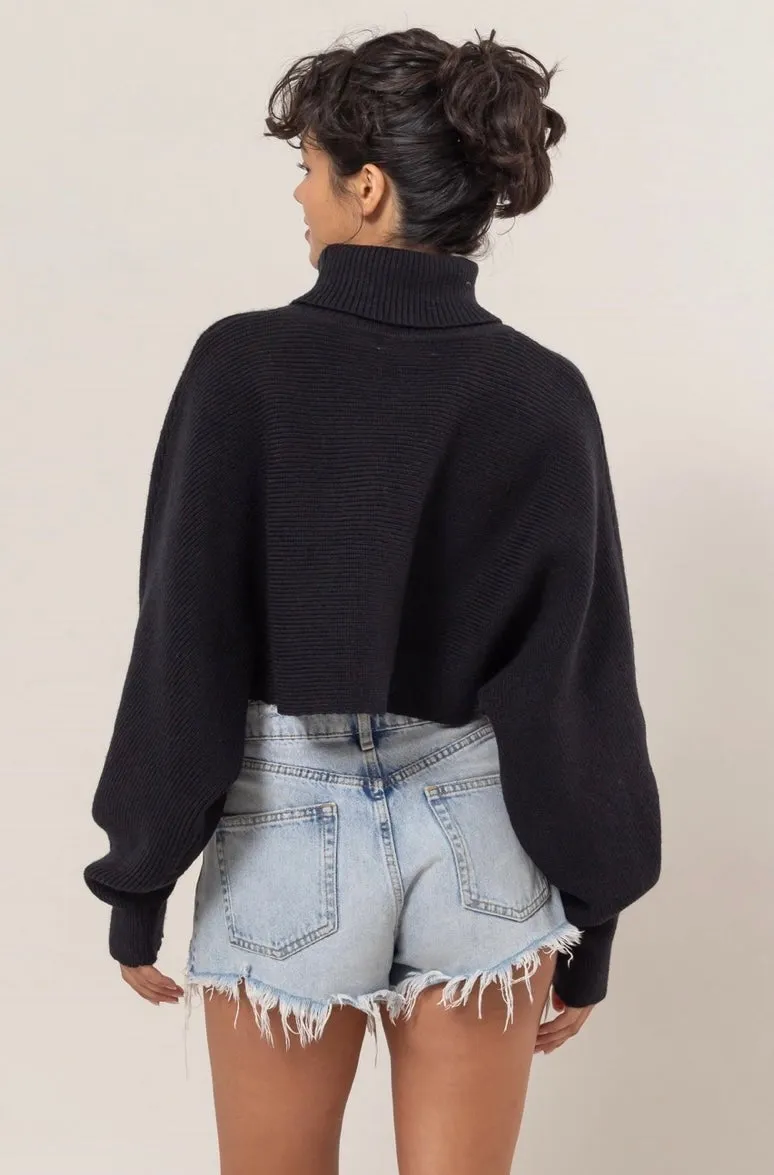 Julia Turtleneck Crop Sweater
