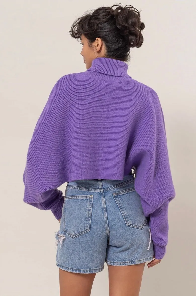 Julia Turtleneck Crop Sweater