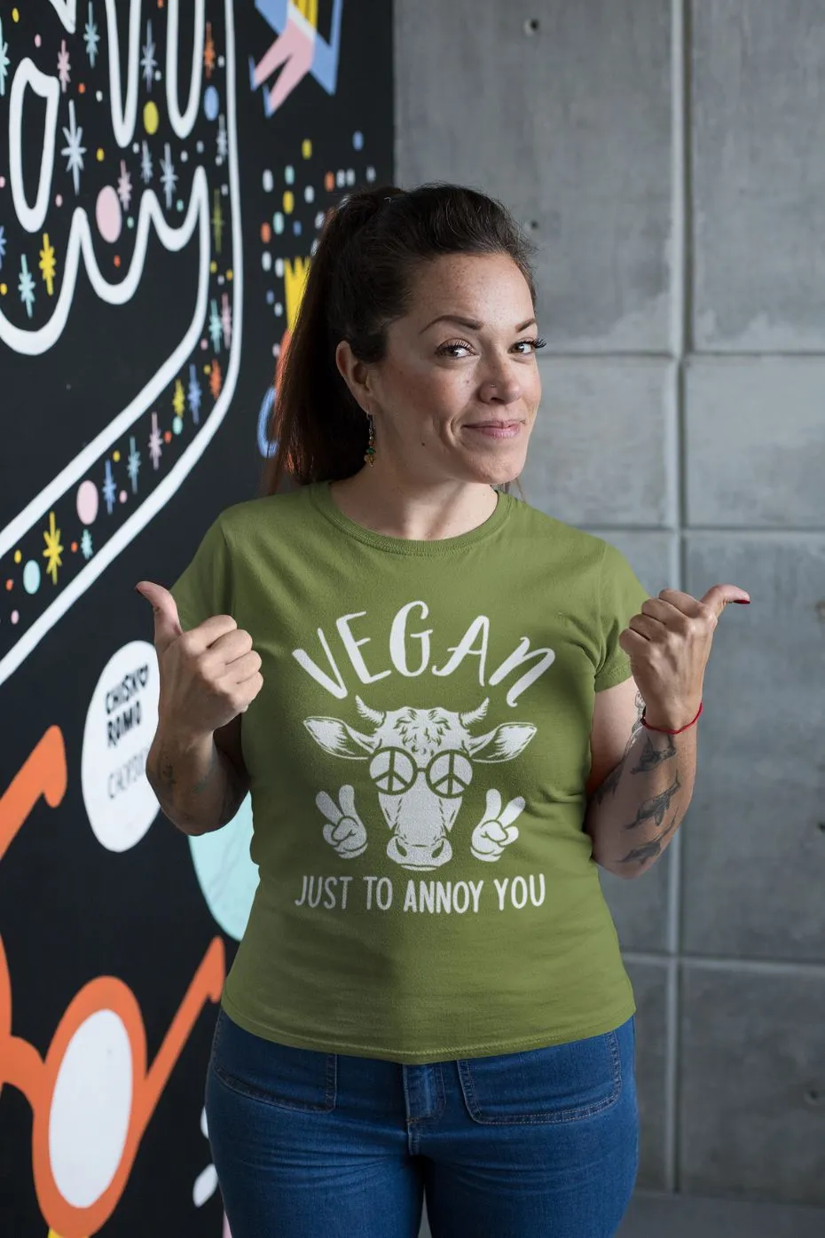 Just To Annoy You - Unisex Vegan T-shirt