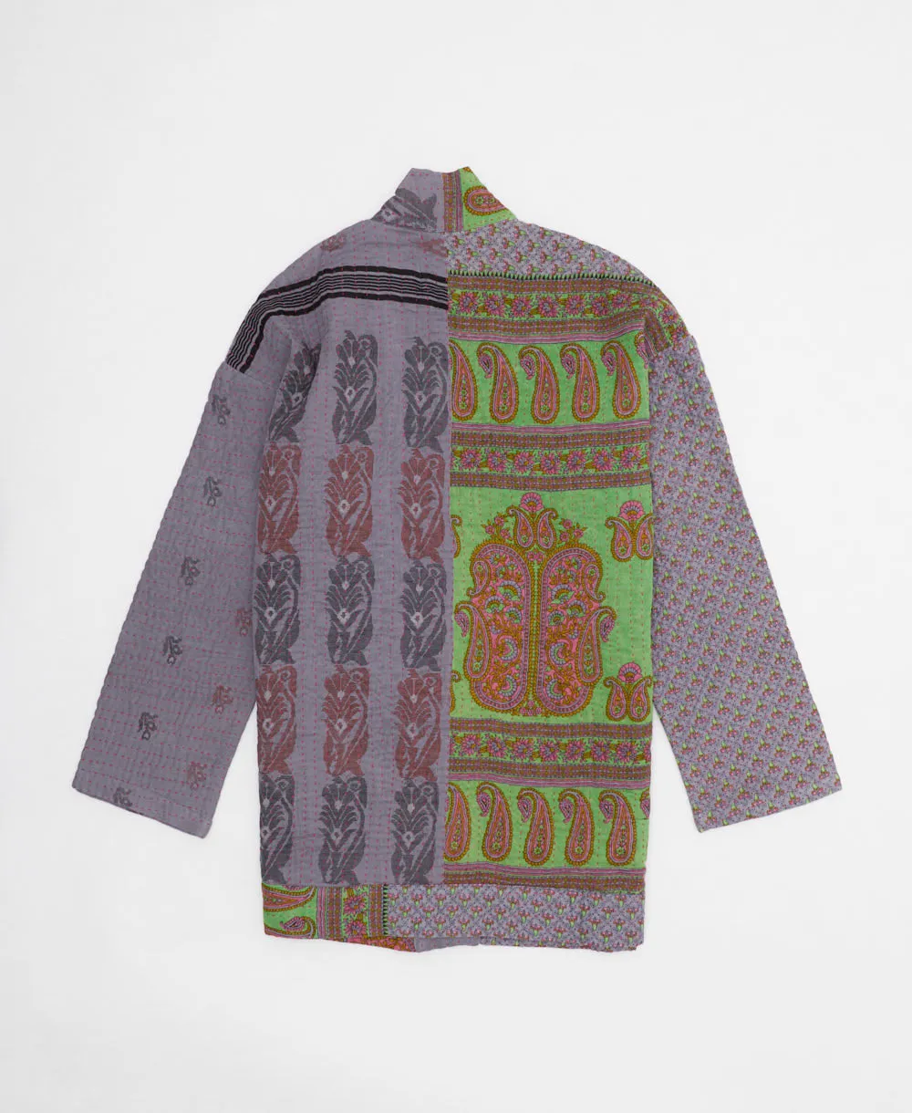 Kantha Quilted Jacket - No. 240602 - Extra Small