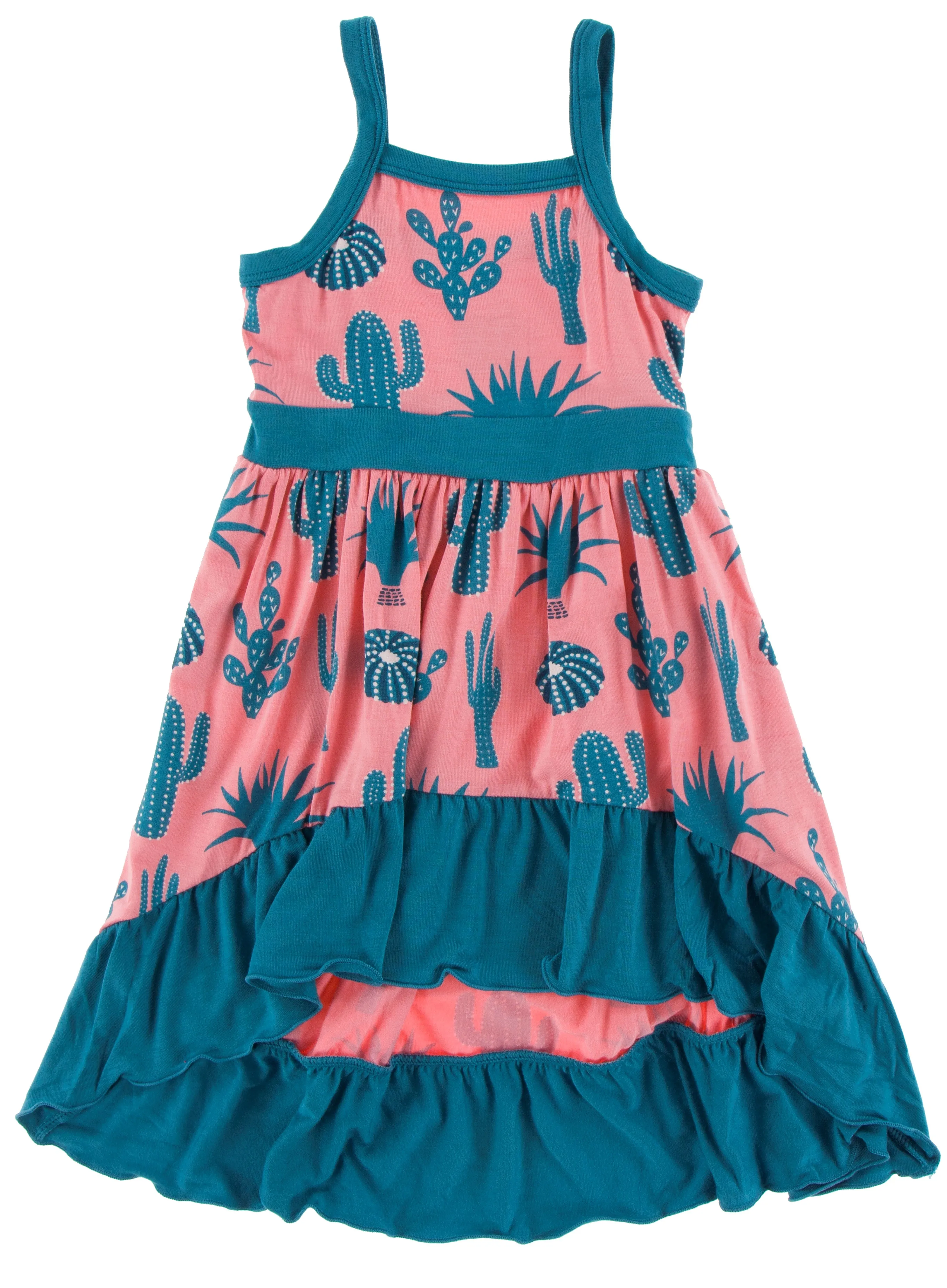 KicKee Pants Strawberry Cactus Hi Lo Maxi Dress