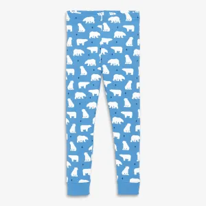 Kids organic PJ pant in bear hugs