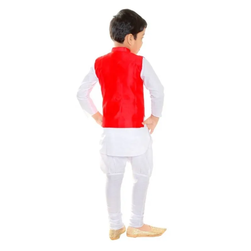 Kids Stylish Ethnic Wear - Modi Jacket, Kurta & Pyjama