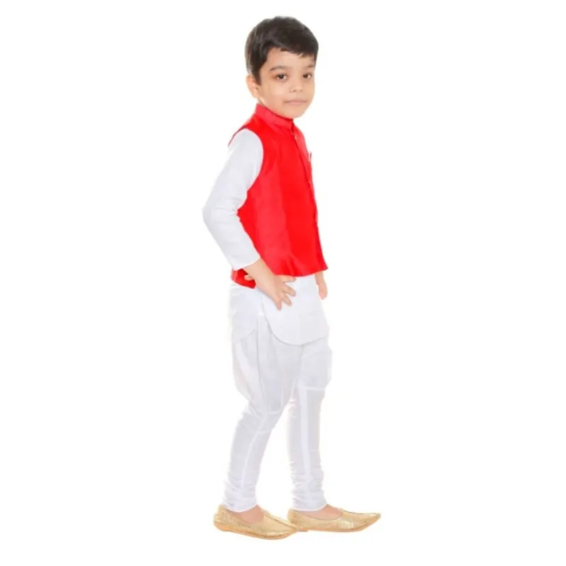 Kids Stylish Ethnic Wear - Modi Jacket, Kurta & Pyjama