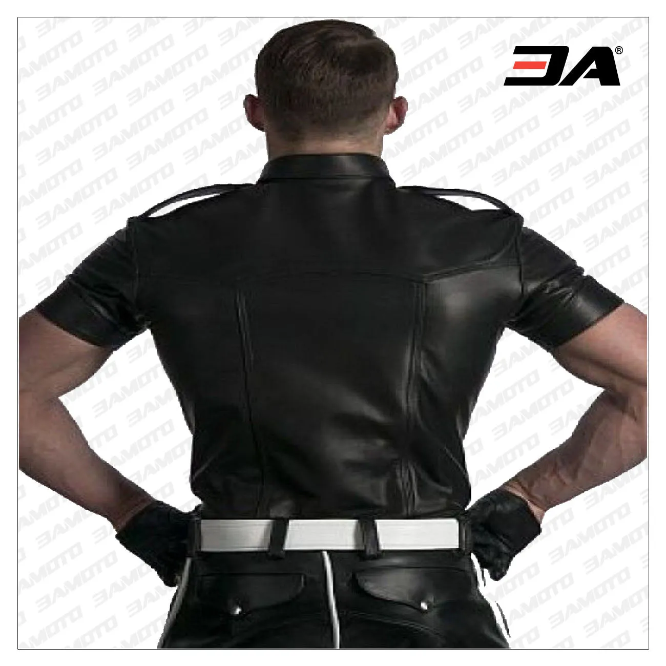 Leather Police Shirt