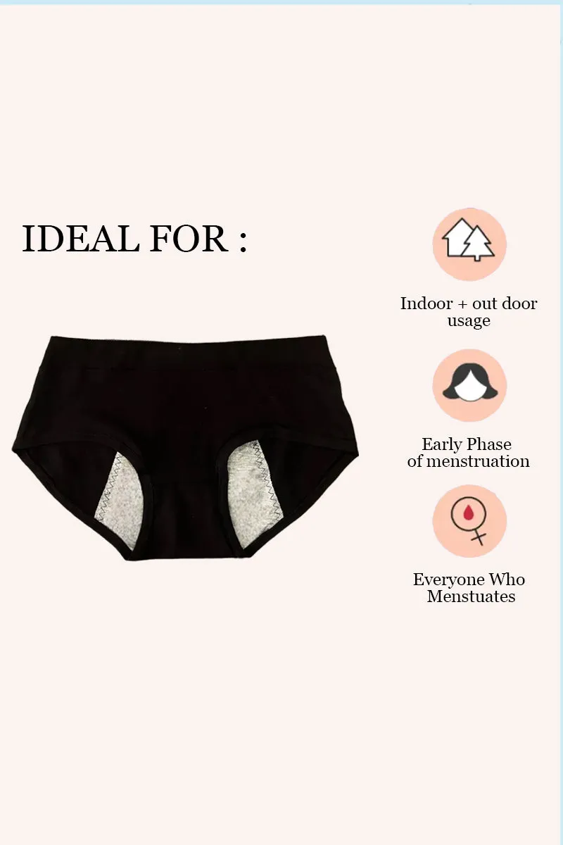 Light Green Leak Proof Double Layered Period Underwear