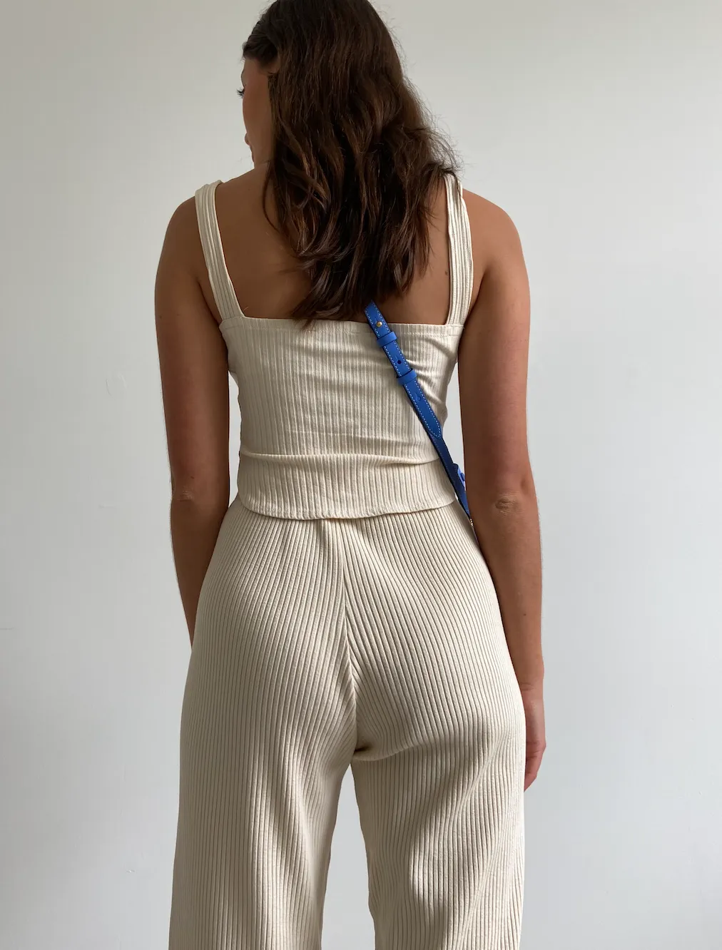 Limited Edition: Cream Ribbed Singlet