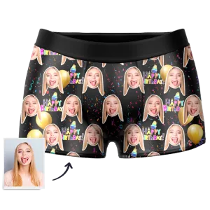 Men's Custom Birthday Boxer Shorts