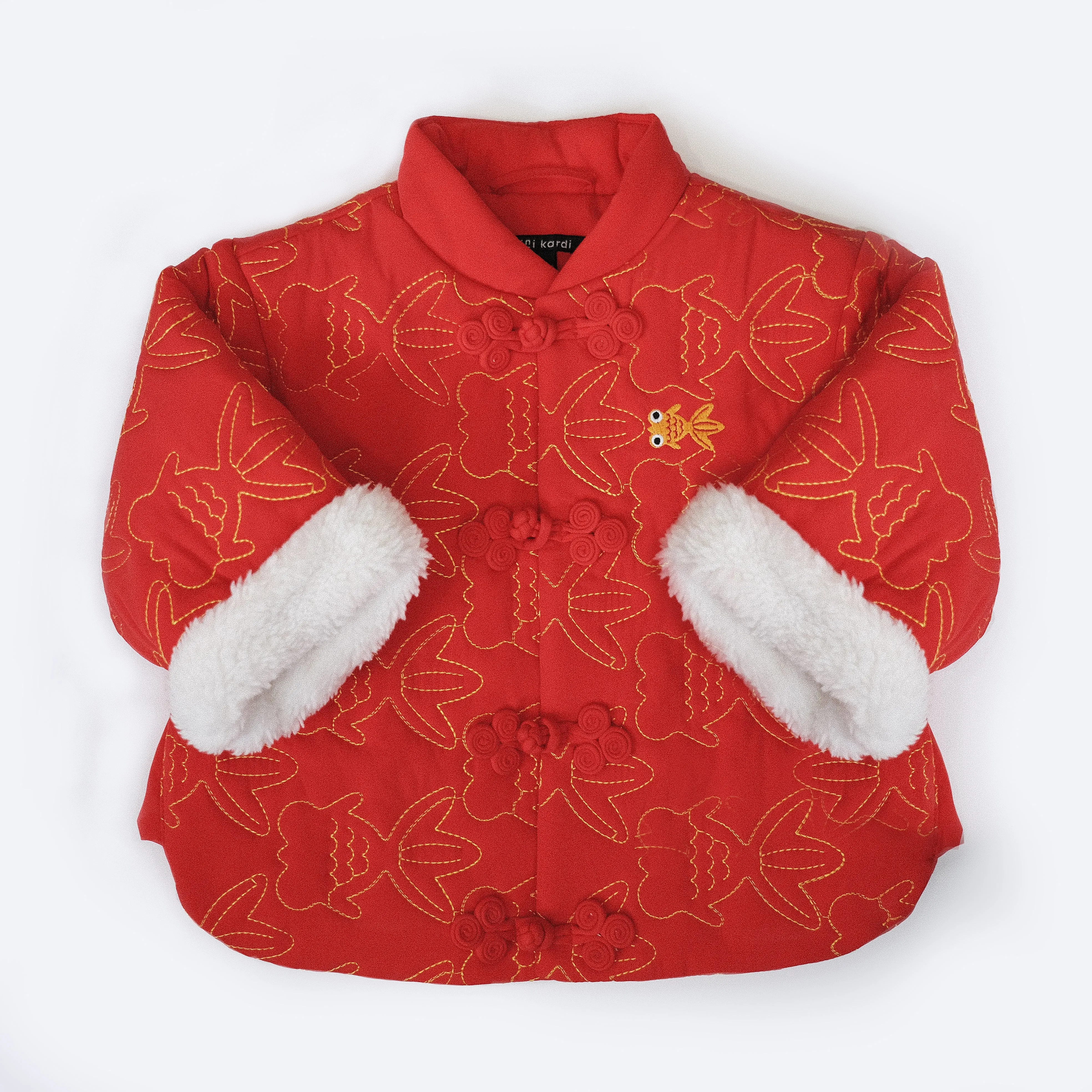 Mini Kardi Goldfish CNY Quilted Jacket