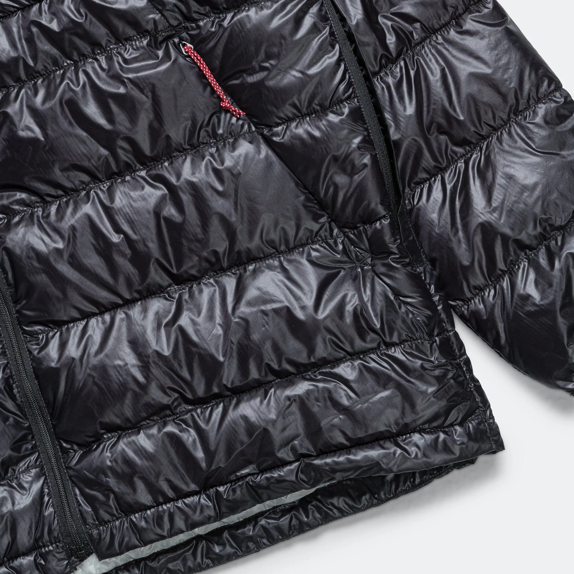 Minimarhythm Down Zip Blouson - Black/Light Grey