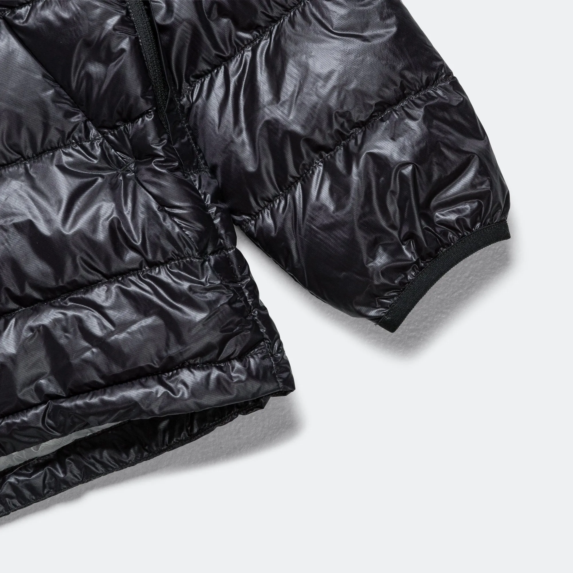 Minimarhythm Down Zip Blouson - Black/Light Grey