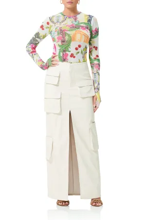 Nova Maxi Skirt - Ivory
