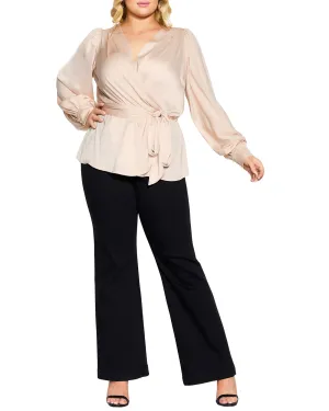 Opulent Top  | Champagne