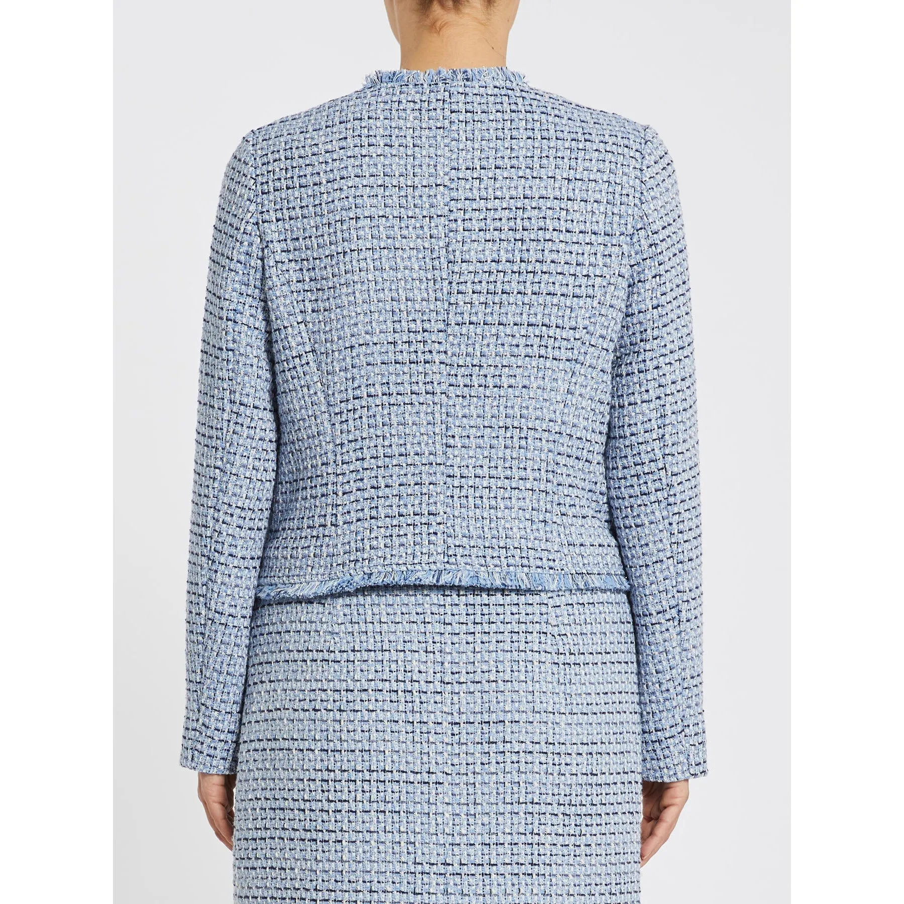 PENNY BLACK Blue Tweed Jacket