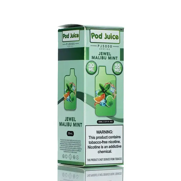 Pod Juice Salt PJ5000 - Jewel Malibu Mint - 30ml