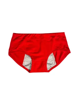 Red Leak Proof Double Layered Period Underwear