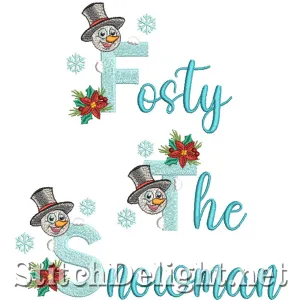 SDS1790 Frosty Font Complete   Matching Font