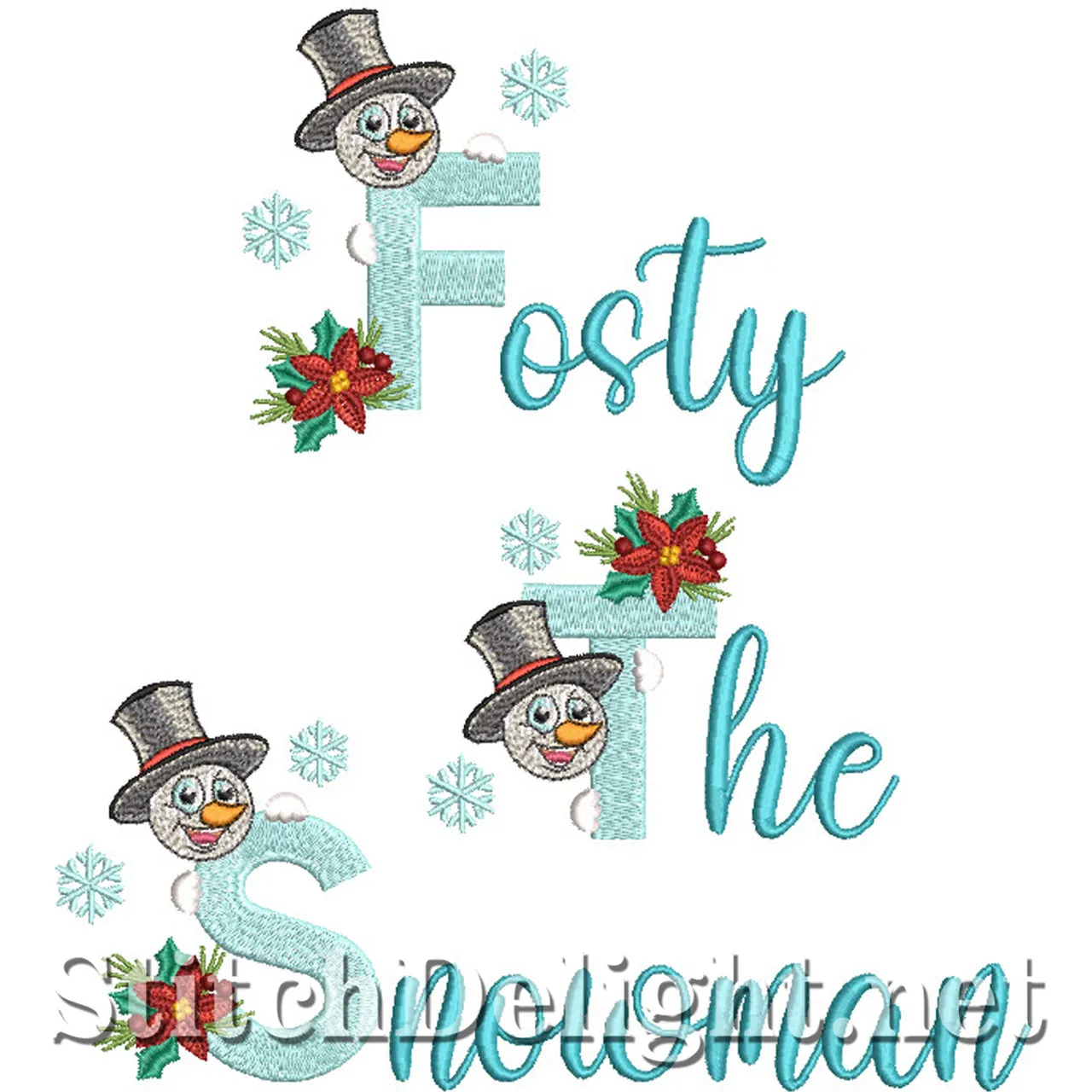 SDS1790 Frosty Font Complete   Matching Font