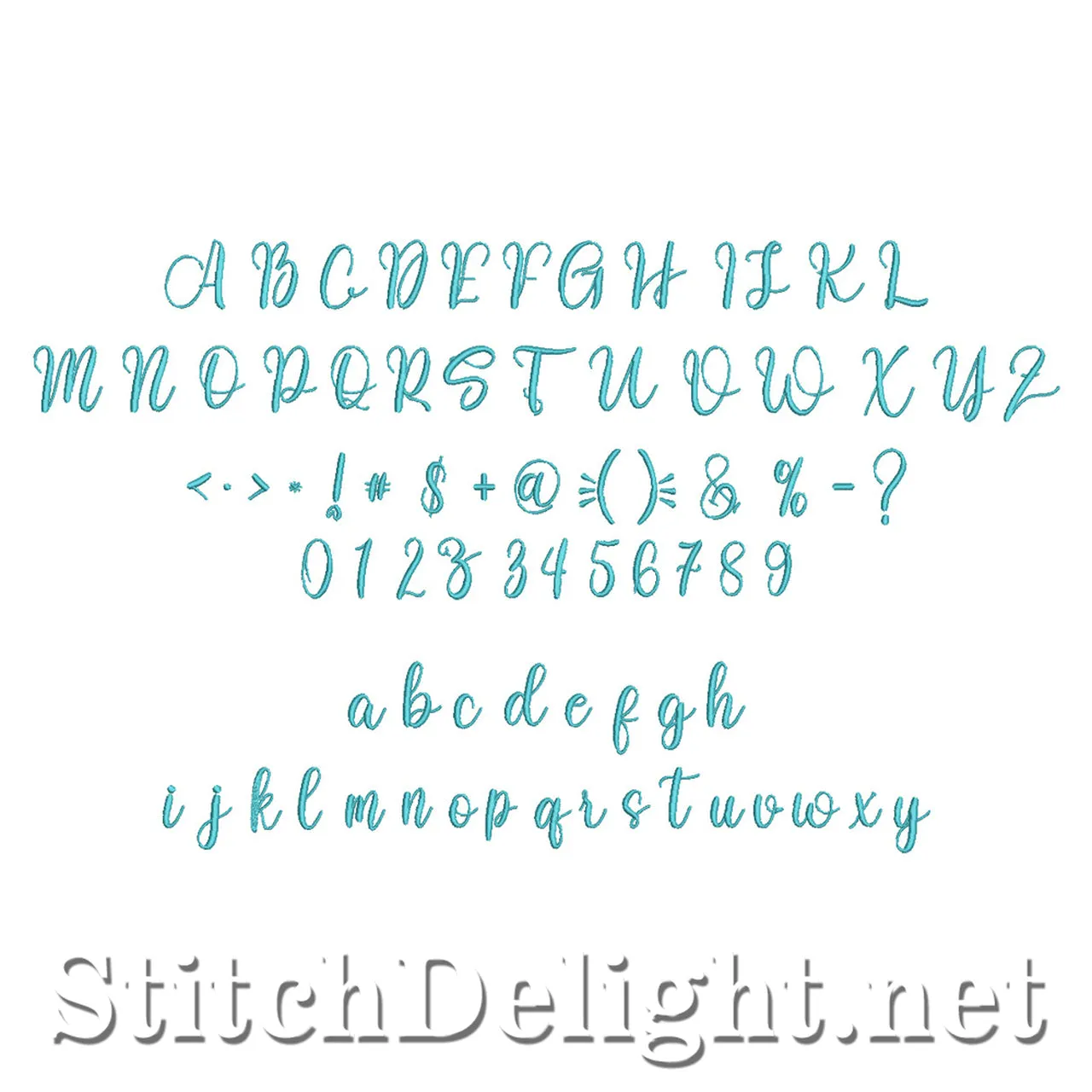 SDS1794 Frosty Matching Font
