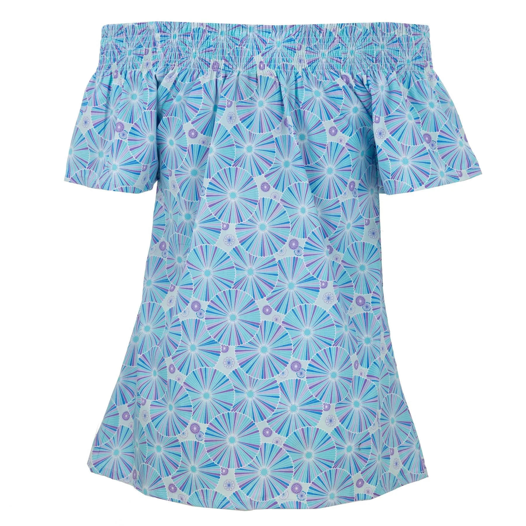 Shirred Super Top - Umbrellas