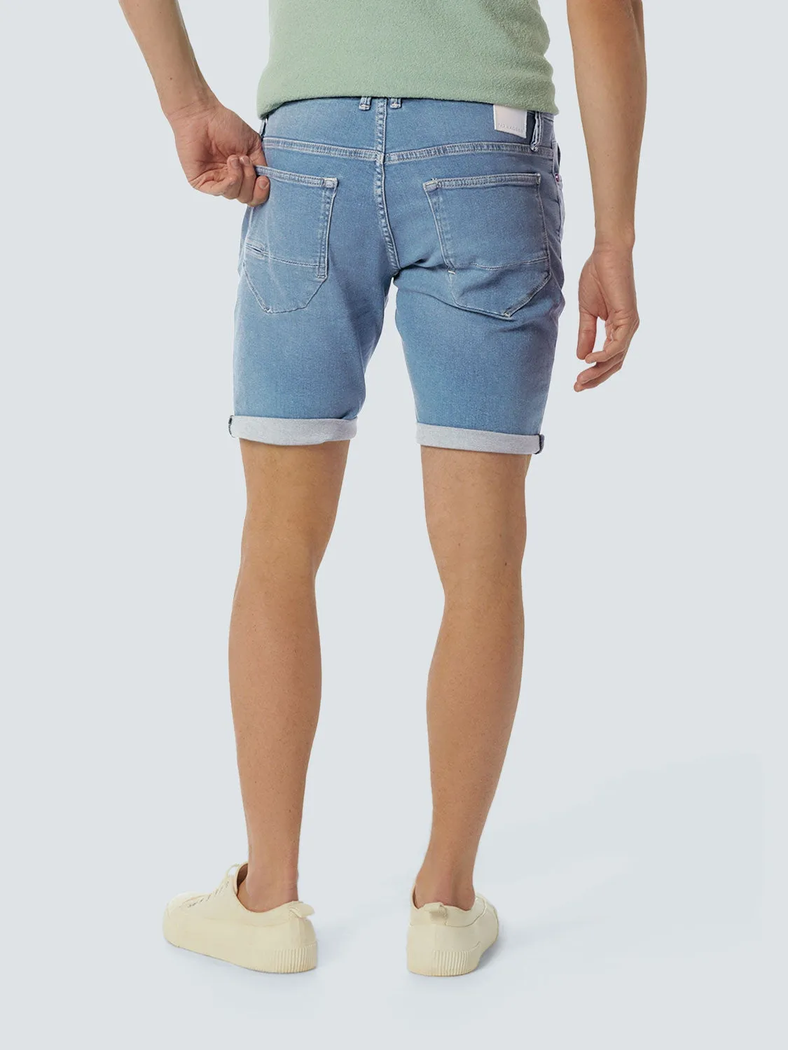Short Denim Stretch | Bleach Denim