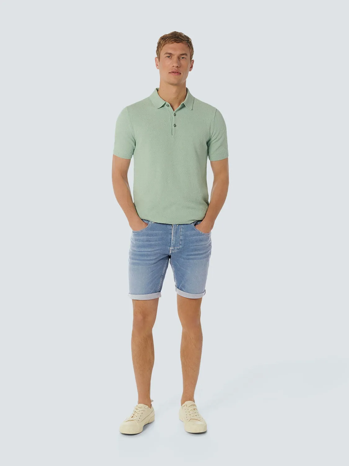 Short Denim Stretch | Bleach Denim