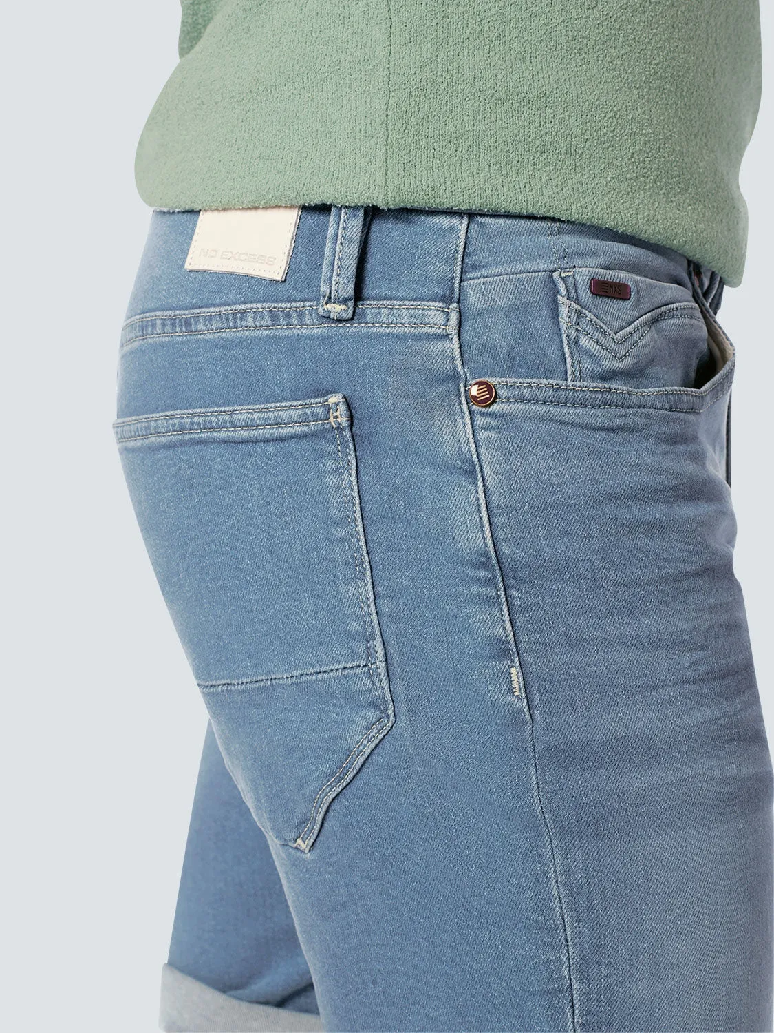 Short Denim Stretch | Bleach Denim