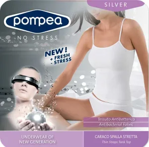 SILVER PROTECT - NO STRESS spaghetti straps tank top functional underwear