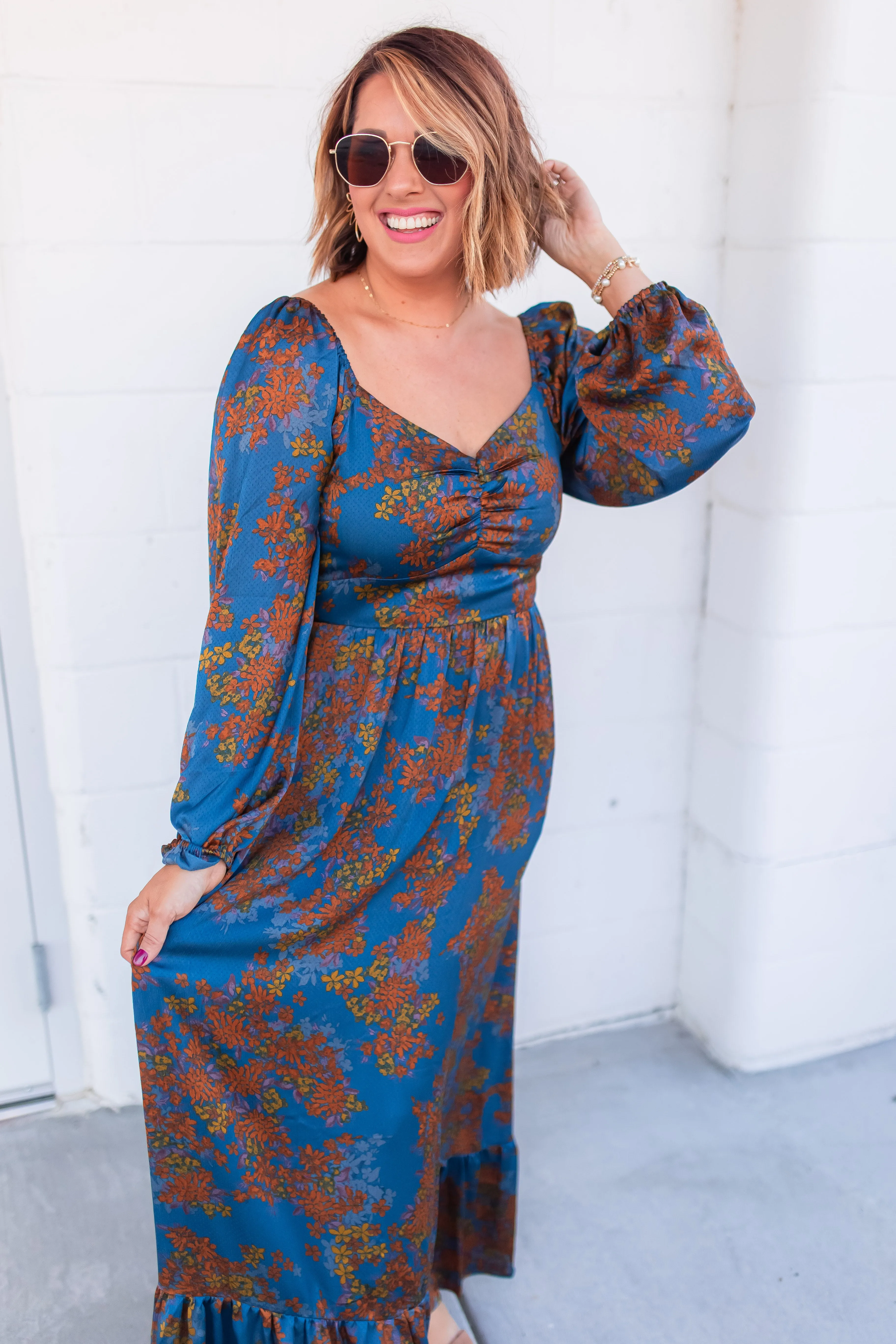 The Fall Floral Dreamer Maxi Dress